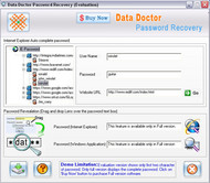 IE Password Unlock Tool screenshot